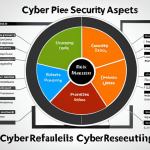 ** A pie chart visualizing the breakdown of cyber security preparation aspects: Risk Assessment, Emergency Plan, Employee Training, Technical Measures, and Regular Updates, each a slice representing its importance. Illustrate this in a modern, infographic style suitable for business presentations.

**