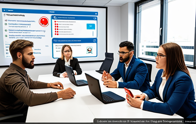 **

Prompt: A diverse group of office workers participating in an interactive cybersecurity training session with gamification elements. Include visuals of a quiz, competition, or role-playing scenario related to identifying phishing emails. The atmosphere should be engaging and emphasize the importance of security awareness. Focus on a bright, modern office setting.

**
