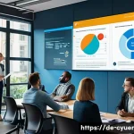 Home 21 사이버 공격 대응을 위한 문화적 변화 필요성 - A modern German office environment with diverse employees engaged in a cybersecurity awareness train...