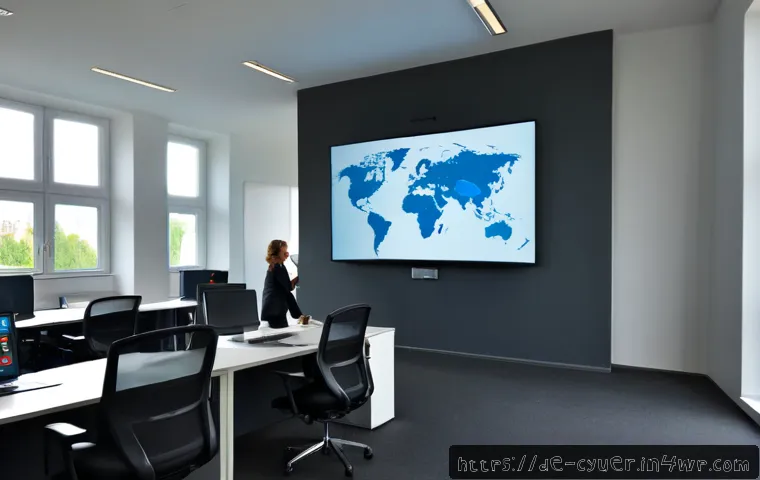 Home 17 사이버 공격 대응 전략의 KPI 설정 - Photorealistic cybersecurity response planning scene in a modern German corporate office, diverse IT...